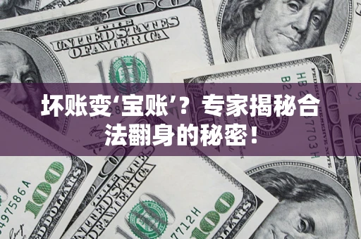 北京坏账变‘宝账’？专家揭秘合法翻身的秘密！