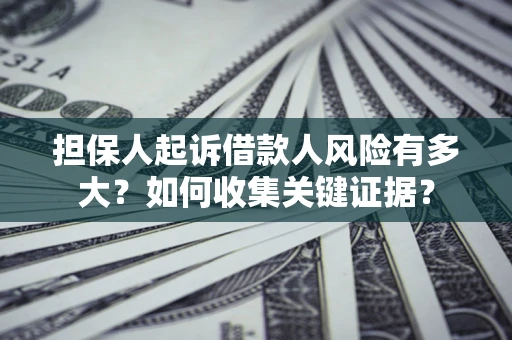 北京担保人起诉借款人风险有多大？如何收集关键证据？