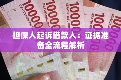 北京担保人起诉借款人：证据准备全流程解析