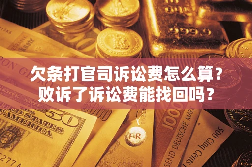 北京欠条打官司诉讼费怎么算？败诉了诉讼费能找回吗？