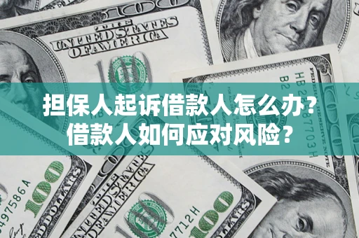 北京担保人起诉借款人怎么办？借款人如何应对风险？