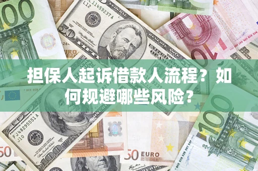 北京担保人起诉借款人流程？如何规避哪些风险？