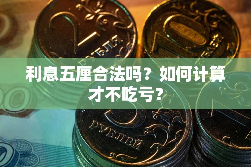 北京利息五厘合法吗？如何计算才不吃亏？