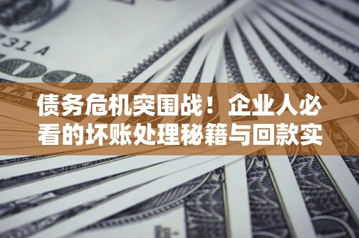 北京债务危机突围战！企业人必看的坏账处理秘籍与回款实战指南