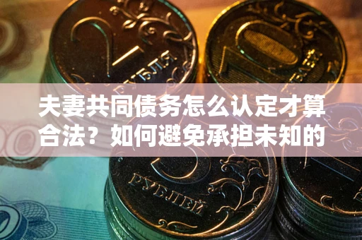 北京夫妻共同债务怎么认定才算合法？如何避免承担未知的债务风险？